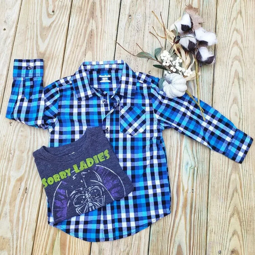 Boy's 2pc Shirt Bundle - Garanimals/Star Wars
